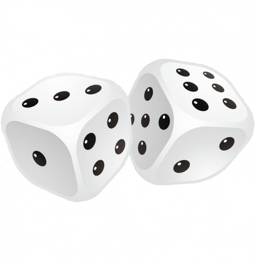 A pair of six-sided dice.