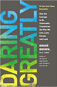 The cover of Daring Greatly by Brené Brown.